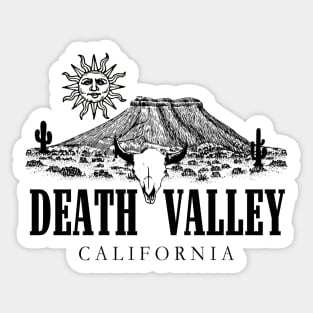 Death Valley California Shirt Sticker